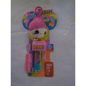 NEW PlushBalm Squeezables Retractable LipBalm Chapstick kids Cookie Dough Flavor